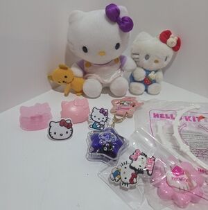 Hello Kitty Bundle Charms, Rings Plushies and More